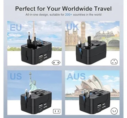 Adapter międzynarodowy adapter wtyczki z wieloma wejściami