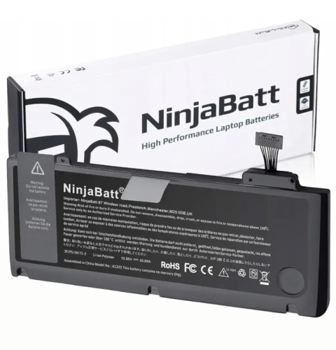 Bateria NinjaBatt A1322 do MacBooka Pro 13" 5200 mAh