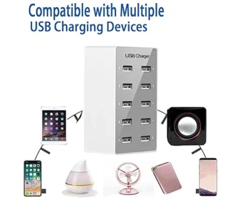 Stacja ładująca Ładowarka USB 50 W Stacja ładująca Ładowarka USB 50 W
