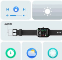 Smartwatch IDW19 czarny