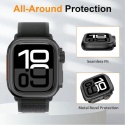 Amizee Metalowe etui 2 w 1 kompatybilne z Apple Watch Ultra 49 mm