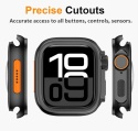 Amizee Metalowe etui 2 w 1 kompatybilne z Apple Watch Ultra 49 mm
