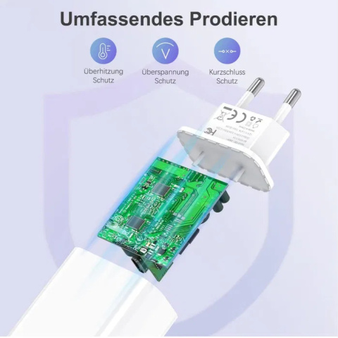 Amoner iPhone 20 W USB C ładowarka z kablem ładującym 1 m Amoner iPhone 20 W USB C ładowarka z kablem ładującym 1 m