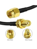 GTIWUNG RG58 SMA do SMA Kabel 15 m WiFi Antena
