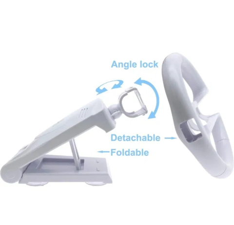 Kierownica do gier wyścigowych Nintendo Wii z 4 przyssawkami Kierownica do gier wyścigowych Nintendo Wii z 4 przyssawkami