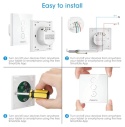 Maxico Przełącznik do Rolet , 2400 W, Biały