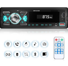 Radio samochodowe 1 Din Bluetooth