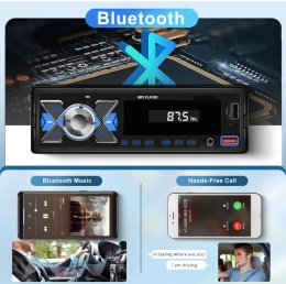 Radio samochodowe 1 Din Bluetooth