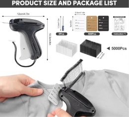 ilauke Tag Gun zestaw pistolet do etykietowania.