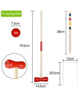 Aufun Croquet Set do gry w krokieta