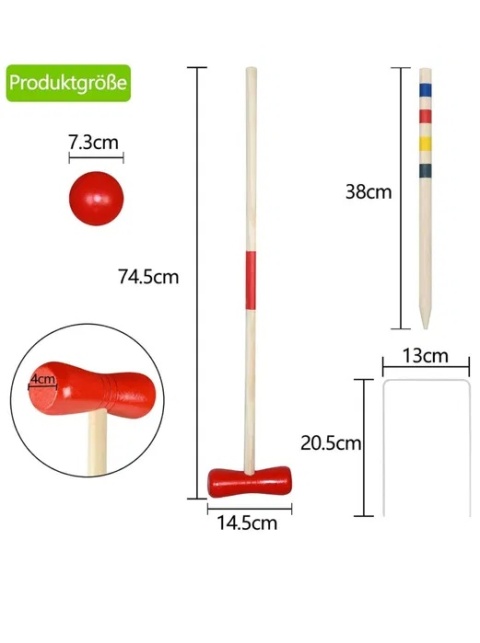 Aufun Croquet Set do gry w krokieta Aufun Croquet Set do gry w krokieta