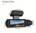 Kamera samochodowa 1080P WiFi z podwójną kamerą przód i wnętrze, nokto