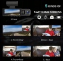 Kamera samochodowa 1080P WiFi z podwójną kamerą przód i wnętrze, nokto