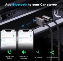 LOKUKA Adapter Bluetooth 5.3 do Aux do samochodu