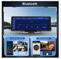 PODOFO Bezprzewodowy CarPlay z ekranem dotykowym i kamerą samochodową