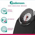 Waga łazienkowa mechaniczna analogowa 160kg Adamson A24