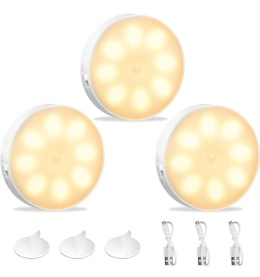 Lampki LED, z Czujnikiem Ruchu 3 szt