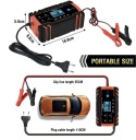 URAQT prostownik do akumulatora samochodowego, 12 V/24 V