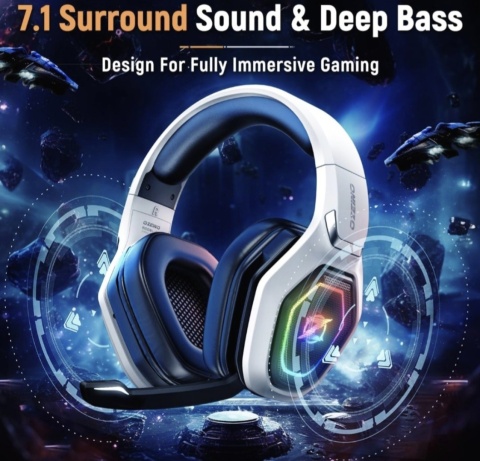 Słuchawki Gamingowe Bezprzewodowe Nauszne OZEINO OW810 Bluetooth Mikro Słuchawki Gamingowe Bezprzewodowe Nauszne OZEINO OW810 Bluetooth Mikro