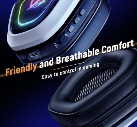 Słuchawki Gamingowe Bezprzewodowe Nauszne OZEINO OW810 Bluetooth Mikro Słuchawki Gamingowe Bezprzewodowe Nauszne OZEINO OW810 Bluetooth Mikro