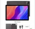 Tablet 10,1-calowy z Androidem 15, etui w zestawie, ekran HD BAKEN