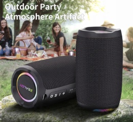 ZEALOT S49 Przenośny głośnik Bluetooth w kolorze czarnym