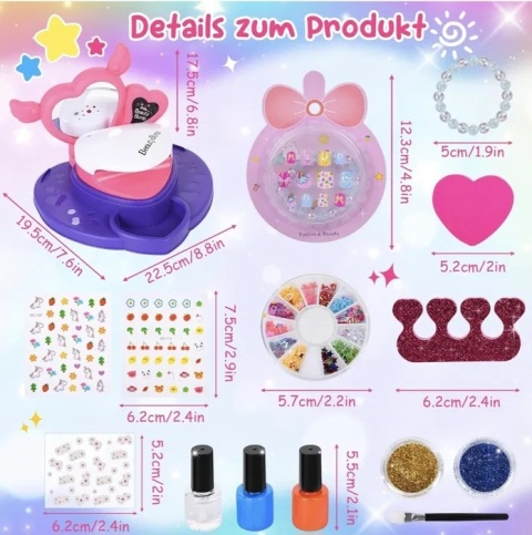 Zestaw do manicure dla dzieci Zestaw do manicure dla dzieci