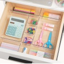 Vtopmart 66 szt organizer z przezroczystego plastiku do szuflad